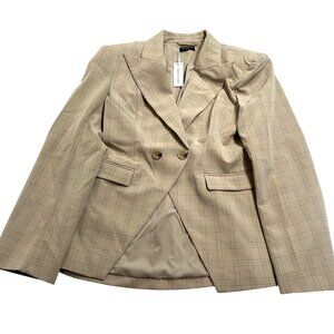 Naked Wardrobe Suiting Tailored Blazer in Taupe